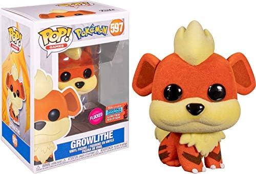 Funko Pop Pokemon Flocked Growlithe 2020 Fall Convention NYCC Shared