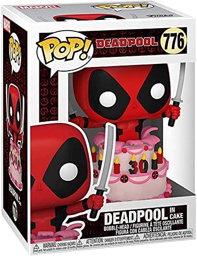 Funko POP Marvel Deadpool 30th - Deadpool in Cake Pop Vinyl Figure Bundled with