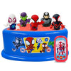 Marvel Spidey and His Amazing Friends Bath Time Fun Set - Bath Finger Puppets Light Up