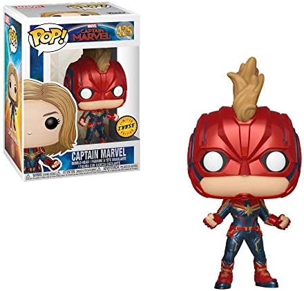Funko Pop Marvel Captain Marvel - Captain Marvel Masked Chase Bobblehead
