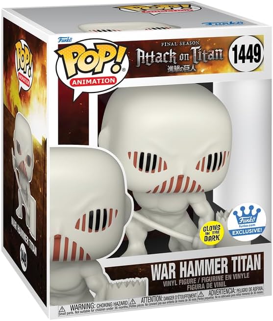 Funko Pop Animation Attack on Titan - Super War Hammer Titan Glow in The Dark Shop