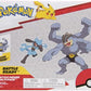 Pokemon Battle Figure 2 Pack Machamp Riolu - 4.5-inch Machamp Figure 2-inch Riolu Figure
