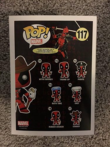 Funko Marvel Deadpool Cowboy Edition Pop Vinyl Figure 117-7493 Deadpool Cowboy Figure