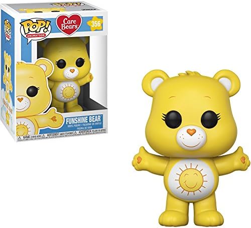 Funko Pop Animation Care Bears - Funshine Bear Vinyl Figure Bundled with Compatible Pop