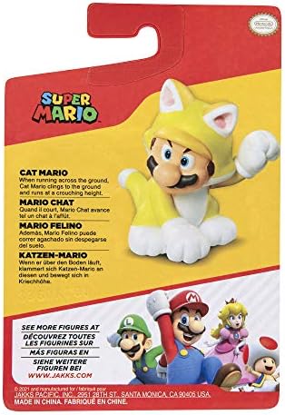 Nintendo World of Nintendo 91424 2.5 Cat Mario Action Figure