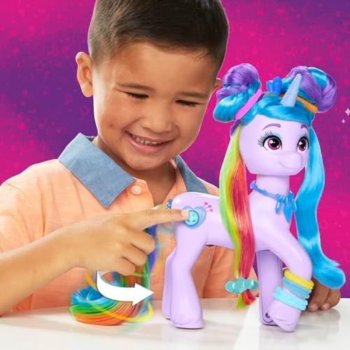 Hasbro My Little Pony Tell Your Tale Rainbow Styles Izzy Moonbow Hair Styling Figure with