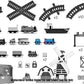 Fisher-Price Replacement Parts for Thomas and Friends Train Set - GRF01 All Around Sodor