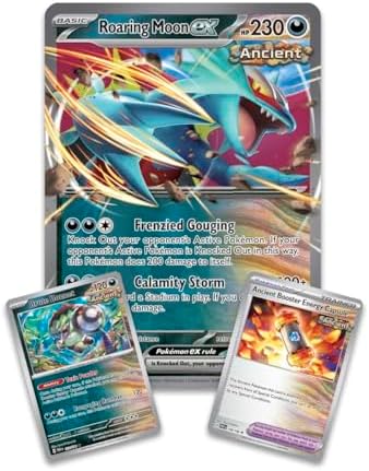 Pokemon TCG Roaring Moon or Iron Valiant ex Box One at Random