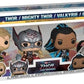 Funko Thor 4 Love and Thunder - Thor Mighty Thor Valkyrie Gorr US Pop 4-Pack