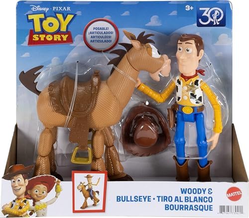 Mattel Disney Pixar Toy Story 4 Movie Set of 2 Action Figures Pack Includes with Woody