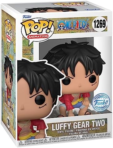 Funko POP Animation One Piece Luffy Gear Two - Multicolor Vinyl Figure 1269 - Common No