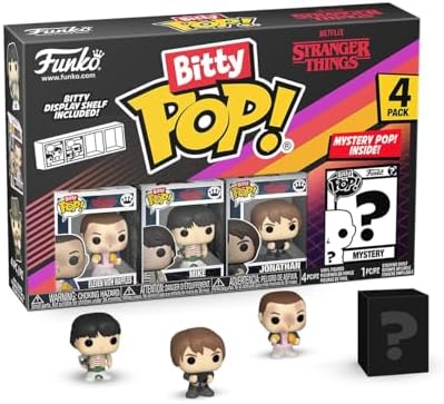 Funko Pop Bitty Stranger Things - Eleven with Waffles Mike Jonathan and Mystery Chase