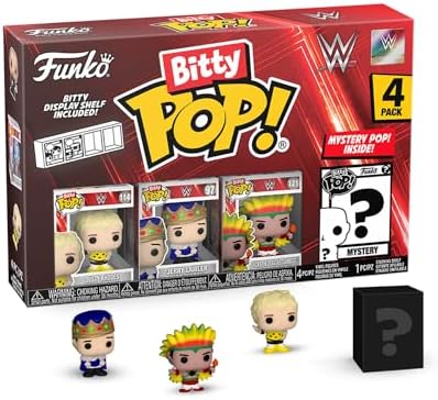 Funko Bitty POP WWE - 4 Pack - Dusty Rhodes Bitty POP Jerry Lawler Bitty POP RIC Flair