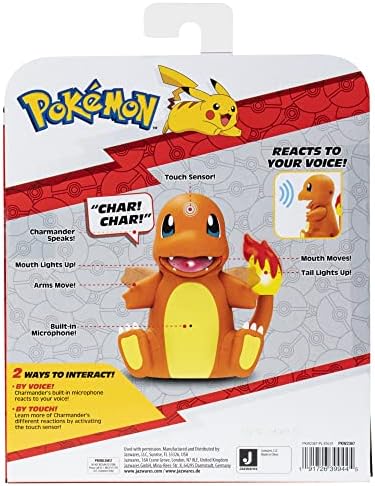 Pokemon Electronic Interactive My Partner Charmander- Reacts to Touch Sound Over 50