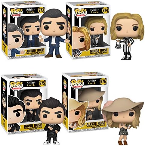 Funko Pop Bundle of 4 Schitt's Creek - Johnny Moira David and Alexis
