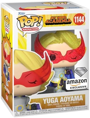 Funko Pop Animation My Hero Acadamia - Yuga Aoyama Diamond Glitter - My Hero Academia - Amazon - Collectable Vinyl Figure