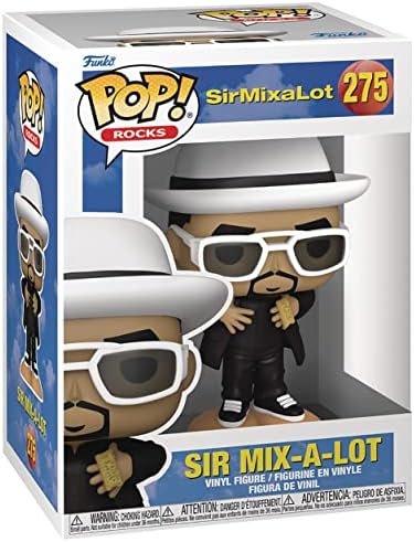 Funko POP Rocks Sir Mix-A-Lot Funko Vinyl Figure Bundled with Compatible Box Protector