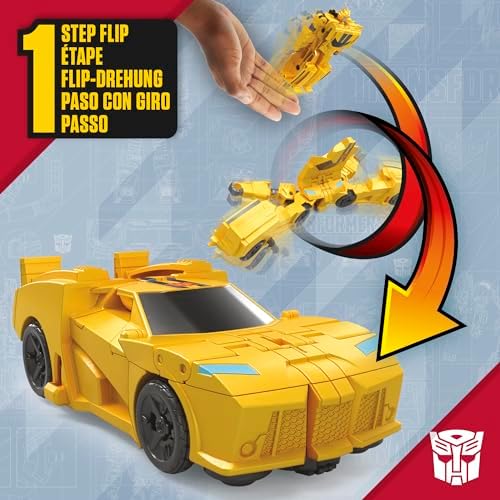 Hasbro Transformers 1-Step Flip Heroes 3-Pack 4-Inch Wheeljack Bumblebee and Optimus