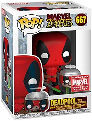 Funko Pop Marvel Zombies - Deadpool with Headpool 667