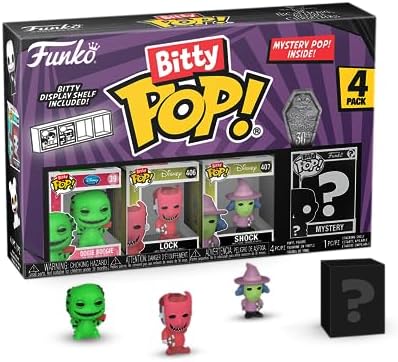 Funko Bitty Pop The Nightmare Before Christmas - Oogie Boogie 4PK - Oogie Boogie Lock