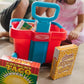 Melissa & Doug Melissa Doug Fill and Roll Grocery Basket With Play Food Boxes and Cans 11
