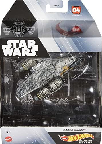 Hot Wheels Star Wars Starships Select Premium Replica of Classic Modern Star Wars