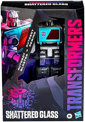 Transformers Generations Shattered Glass Collection Autobot Blaster Micromaster Rewind
