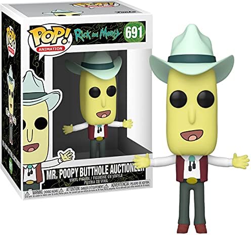 Funko Pop Animation Rick and Morty - Mr. Poopy Butthole Auctioneer Multicolour Model 45439