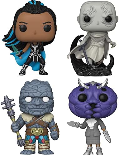 Funko POP Marvel Marvel Studios' Thor Love and Thunder- Valkrie Gorr Korg and Miek