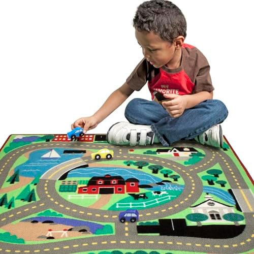 Melissa & Doug Melissa Doug Round The Town Road Rug FFP