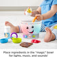 Fisher-Price Baby Learning Toy Laugh Learn Magic Color Mixing Bowl with Pretend Food