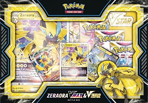 Pokemon TCG Zeraora VMAX VSTAR Battle Box