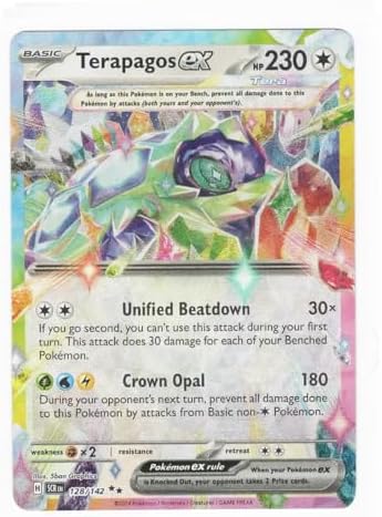 Pokemon - Terapagos ex 128142 - Stellar Crown Double Rare Card