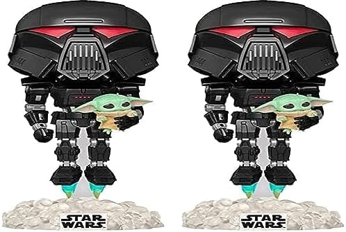 Funko Pop Vinyl - Star Wars - Dark Trooper with Grogu 488 Black