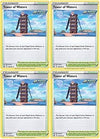 Pokemon Tower of Waters 138163 - Battle Styles - Pokemon Trainer Stadium Card Lot - Playset