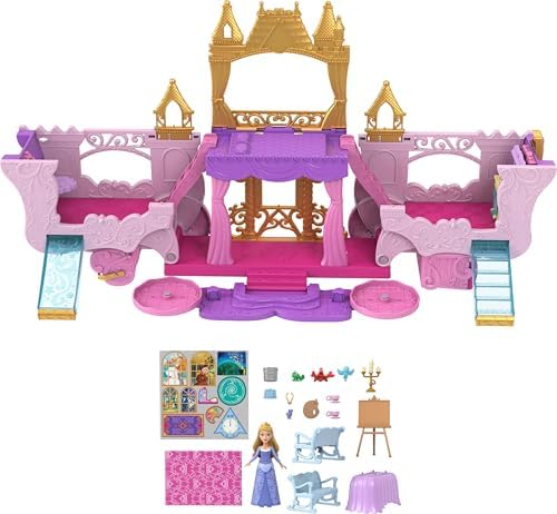Mattel Disney Princess Carriage to Castle Transforming Playset