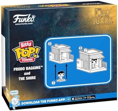 Funko Pop Bitty Town Lord of The Rings - Frodo Baggins and The Shire
