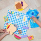 Melissa & Doug Melissa Doug Blue's Clues You Share with Blue Picnic with Hand Puppet -