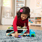 Melissa & Doug Melissa Doug Mega Race-Car Carrier - Wooden Tractor and Trailer With 6