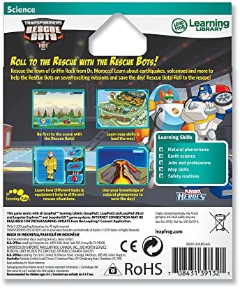 LeapFrog Explorer Hasbro Transformers Rescue Bots Race to The Rescue Learning Game