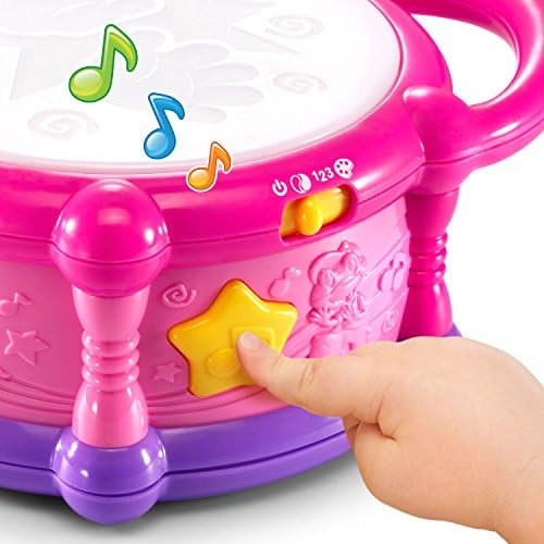 LeapFrog Learn and Groove Color Play Drum Bilingual Pink