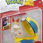 Pokemon Clip N Go Scorbunny with Quick Ball Battle Ready Action Figure