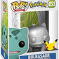 Pokemon Bulbasaur Silver Metallic Funko Pop Vinyl Figure Bundled with Compatible Pop Box