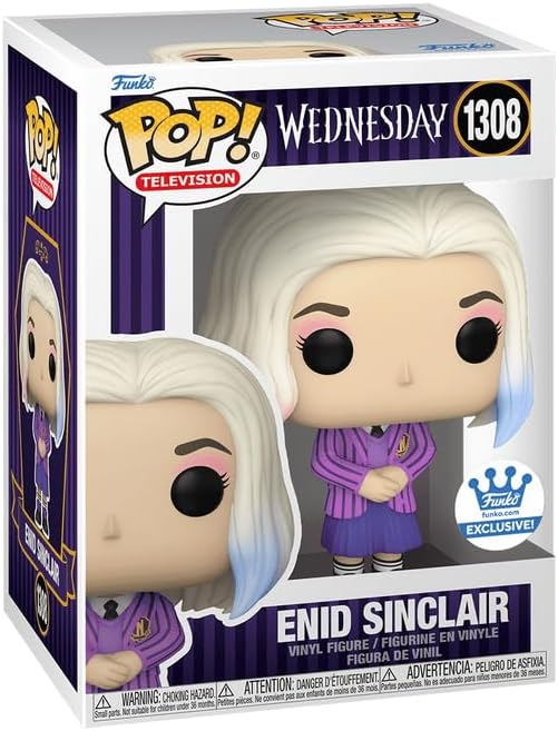 Funko Pop Television Wednesday - Enid Sinclair Bundled with a Byron's Attic Protector