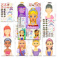 Disney Barbie Hair Set for - Barbie Hair Brush Barbie Hair Scrunchies Create a Face and