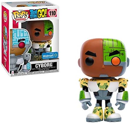 Funko POP TV Teen Titans Go - Cyborg Camo - Walmart