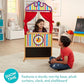 Melissa & Doug Melissa Doug Deluxe Puppet Theater - Sturdy Wooden Construction - Puppet
