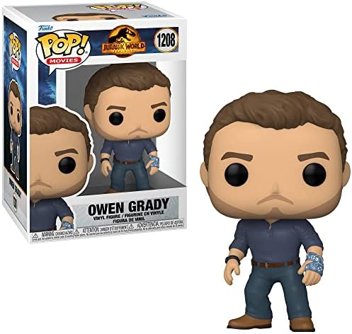 Funko Pop Movies Jurassic World 3 Dominion Collectors Set - 5 Figure Set Ghost Tiger