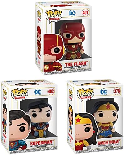 Funko Heroes POP Marvel Imperial Palace Collectors Set - The Flash Superman Wonder Woman
