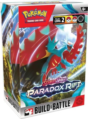 Pokemon Scarlet Violet 4 Paradox Rift Booster Build Battle Box - 4 Packs Promos